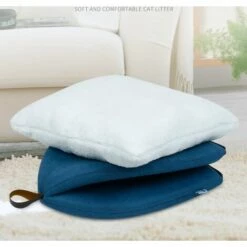 Le Bac à Litière Pour Chat Est Universel En Toutes Saisons, Et La Yourte D'intérieur Est Facile à Nettoyer Et à Laver (rose S-petit),HANBING -Promos Litière et bac à litière Magasin 45487293 5