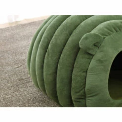 Litière Chaude Pour Chat, Chenil Japonais, Lit Pour Chat D'automne Et D'hiver, Litière Semi-fermée Pour Animaux De Compagnie (vert, Petite Taille : 40*35*35cm),HANBING -Promos Litière et bac à litière Magasin 45488513 2