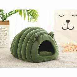 Litière Chaude Pour Chat, Chenil Japonais, Lit Pour Chat D'automne Et D'hiver, Litière Semi-fermée Pour Animaux De Compagnie (vert, Petite Taille : 40*35*35cm),HANBING -Promos Litière et bac à litière Magasin 45488513 5