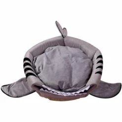 GDRHVFD Lit Doux En Forme De Requin Pour Chien Ou Chat - Coussin Chaud En Forme De Requin - Sac De Couchage Doux - Gris S 8 GDRHVFD Lit Doux En Forme De Requin Pour Chien Ou Chat - Coussin Chaud En Forme De Requin - Sac De Couchage Doux - Gris S -Promos Litière et bac à litière Magasin 45883901 2