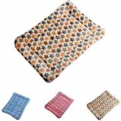 Couverture En Peluche étoile Pour Animaux De Compagnie Coussin De Lit En Velours Corail Oreiller Pour Animaux De Compagnie Chiot Tapis De Couchage été Niche Pour Chien Oreiller Chaud Rose, S: 50x35cm,HANBING -Promos Litière et bac à litière Magasin 47162874 5