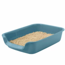 Bac à Litière Junior Bluestone 56 X 39 X 13 Cm, Chat - Animallparadise - Bleu -Promos Litière et bac à litière Magasin 47185215 4