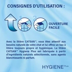CATSAN Hygiene Plus Litière Minérale Pour Chat 20L 10 CATSAN Hygiene Plus Litière Minérale Pour Chat 20L -Promos Litière et bac à litière Magasin 48410296 4