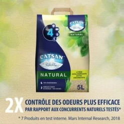 CATSAN NATURAL Agglomérante Litière Végétale Pour Chat 20L 9 CATSAN NATURAL Agglomérante Litière Végétale Pour Chat 20L -Promos Litière et bac à litière Magasin 48410297 3