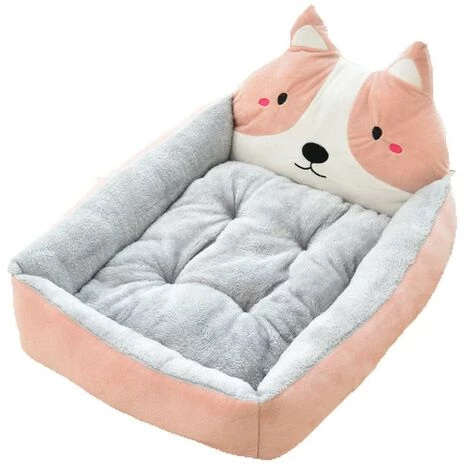 GroupM Meubles Pour Animaux De Compagnie, Niche Chien Et Chat De Dessin Animé(50cm Caoutchouc Rouge,Akita) 3 GroupM Meubles Pour Animaux De Compagnie, Niche Chien Et Chat De Dessin Animé(50cm Caoutchouc Rouge,Akita)