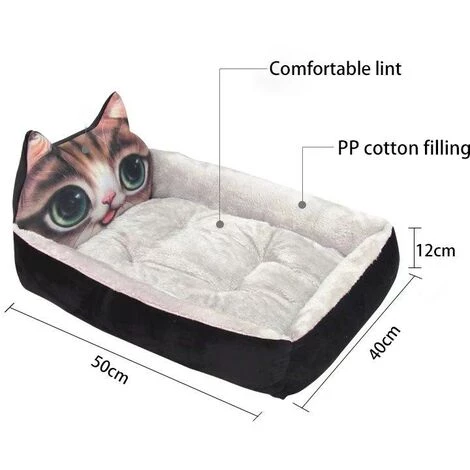 GroupM Meubles Pour Animaux De Compagnie, Niche Chien Et Chat De Dessin Animé(50cm Caoutchouc Rouge,Akita) 4 GroupM Meubles Pour Animaux De Compagnie, Niche Chien Et Chat De Dessin Animé(50cm Caoutchouc Rouge,Akita) – Image 2