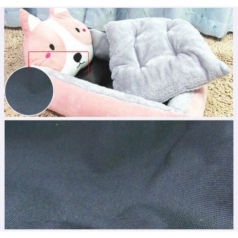 GroupM Meubles Pour Animaux De Compagnie, Niche Chien Et Chat De Dessin Animé(50cm Caoutchouc Rouge,Akita) 5 GroupM Meubles Pour Animaux De Compagnie, Niche Chien Et Chat De Dessin Animé(50cm Caoutchouc Rouge,Akita) – Image 3