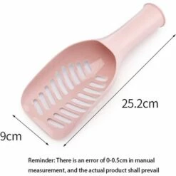 DKSFJKL Chat Litière Scoop, Beau Pelle Litière Chat, Pelle Profonde Pour Tamisage Rapide Avec Poignée Confortable Pour Les Propriétaires De Chats (Color:Rose) -Promos Litière et bac à litière Magasin 50990306 2