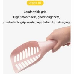 DKSFJKL Chat Litière Scoop, Beau Pelle Litière Chat, Pelle Profonde Pour Tamisage Rapide Avec Poignée Confortable Pour Les Propriétaires De Chats (Color:Rose) -Promos Litière et bac à litière Magasin 50990306 4