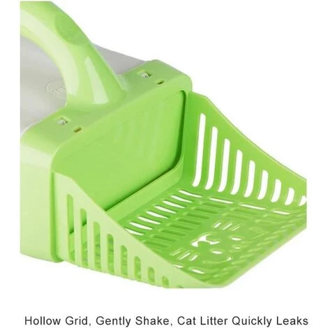 DKSFJKL Ensemble De Pelle À Litière Pour Chat 2 En 1, Poubelle De Processeur Portable Chaton Avec Sac À Déchets (Color : Blue) 7 DKSFJKL Ensemble De Pelle À Litière Pour Chat 2 En 1, Poubelle De Processeur Portable Chaton Avec Sac À Déchets (Color : Blue) – Image 5