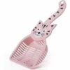 DKSFJKL Chat Litière Scoop, Beau Pelle Litière Chat, Sûr Et Insipide, Les Matériaux Respectueux L'environnement, Pelle Profonde Pour Tamisage Rapide Poignée Confortable(Color:Rose) -Promos Litière et bac à litière Magasin 50995119 1