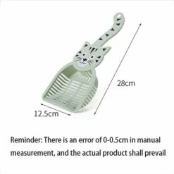 DKSFJKL Chat Litière Scoop, Beau Pelle Litière Chat, Sûr Et Insipide, Les Matériaux Respectueux L'environnement, Pelle Profonde Pour Tamisage Rapide Poignée Confortable(Color:Bleu) -Promos Litière et bac à litière Magasin 50995346 2