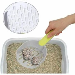 BEARSU Pelle à LitièRe Pour Chats, Pelle à Litière Chat De Qualité, Pelle à Litière Chat En Plastique, Pelle à Chat, Pour Chat Chiens Maison Animaux De Compagnie Outil Nettoyage Toilette Sable -Promos Litière et bac à litière Magasin 51167429 4