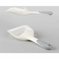 BARES Pelle à Litière Pour Chat, Fournitures De Nettoyage Animal Tamisage Poignée Confortable Hygiènes Pelle à Litière, Convient à La Plupart Des Types De Litière Pour Chat Et Litière -Promos Litière et bac à litière Magasin 51394772 5