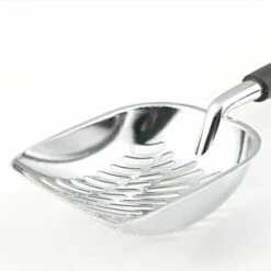 ZHUOXUAN Cuillère à Litière Pour Chat, Cuillère à Litière Antiadhésive, Acier Inoxydable, Grande，1pcs -Promos Litière et bac à litière Magasin 51459310 4