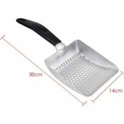 LITZEE Pelle à Litière Pour Chat Deep Pelle Tamis En Métal -Promos Litière et bac à litière Magasin 51548039 2