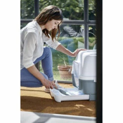 Maison De Toilette Clever & Smart, Taille 58 X 45 X 48 Cm H, Bleu Acier, Pour Chat - Animallparadise - Bleu -Promos Litière et bac à litière Magasin 51740105 5