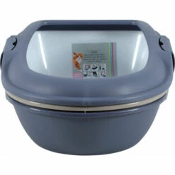 Bac à Litière Furba, 59 X 39 X 22 Cm De Hauteur Avec Tamis De Nettoyage, Pour Chat - Animallparadise - Bleu -Promos Litière et bac à litière Magasin 51740114 3