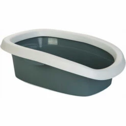 Bac A Litière Sprint 10, Taille 31 X 43 X 14 H, Couleur Gris Bleu. - Animallparadise - Bleu