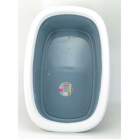 Bac A Litiere Sprint 20, Taille 39 X 58 X 17 H, Couleur Gris Bleu. - Animallparadise - Bleu 6 Bac A Litiere Sprint 20, Taille 39 X 58 X 17 H, Couleur Gris Bleu. - Animallparadise - Bleu – Image 4