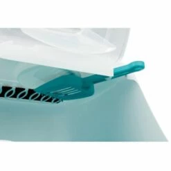Maison De Toilette, Vico Open Top, Couleur Turquoise Et Blanche Pour Chat. - Animallparadise - Bleu -Promos Litière et bac à litière Magasin 51740432 5