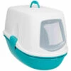Maison De Toilette Berto Turquoise Pour Chat 39 × 42 × 59 Cm - Animallparadise - Bleu