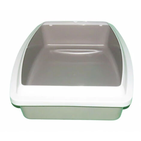 Bac à Litière Jumbo Taupe, 56 X 43 X 14 Cm, Pour Chat - Animallparadise - Taupe 3 Bac à Litière Jumbo Taupe, 56 X 43 X 14 Cm, Pour Chat - Animallparadise - Taupe