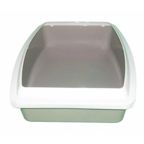 Bac à Litière Jumbo Taupe, 56 X 43 X 14 Cm, Pour Chat - Animallparadise - Taupe 6 Bac à Litière Jumbo Taupe, 56 X 43 X 14 Cm, Pour Chat - Animallparadise - Taupe – Image 4