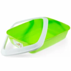 Bac Litière IRIZ42, Citron Vert, 42 X 31 X 12.5 Cm, Pour Chat - Animallparadise - Vert -Promos Litière et bac à litière Magasin 51740658 3