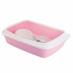 Bac à Litière, Kit Mon Premier Chaton, Iriz42 Rose, Pour Chat - Animallparadise - Rose -Promos Litière et bac à litière Magasin 51740659 3