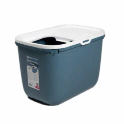 Maison De Toilette HOP In. Entrée Par Dessus 58 X 39 X 40 Cm. Bleu . Pour Chat - Savic - Bleu -Promos Litière et bac à litière Magasin 51744138 3