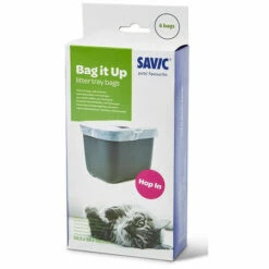 Une Boite Sac Jetables Bag It Up A3354, Pour Maison Hop In 6 Sacs Pour Chat - Savic