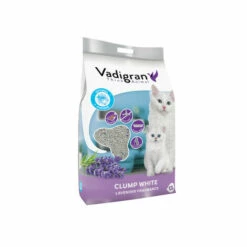 Litière Pour Chat CLUMP WHITE. 10 Kg - 12 Litres. Senteur Lavande - Vadigran - Blanc -Promos Litière et bac à litière Magasin 51744146 3