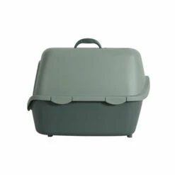 Maison De Toilette Cathy Filtre En Plastique Recyclé 38.5 X 56 X 40 Cm Pour Chat. - Stefanplast - Vert 9 Maison De Toilette Cathy Filtre En Plastique Recyclé 38.5 X 56 X 40 Cm Pour Chat. - Stefanplast - Vert -Promos Litière et bac à litière Magasin 51745231 3