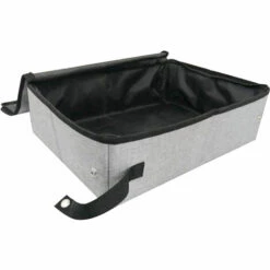 SUPERSELLER Bac Et Maison De Toilette Pour Chat Boîte à Litière Pour Chat De Voyage Boîte à Litière Pour Chat Portable Avec Couvercle Pliable étanche Pour Les Voyages En Plein Air - S