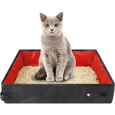 Toilette Portable Pour Chat Boîte à Litière Pliable Pour Chat Litière Pour Chat De Voyage Étanche Toilette Pour Chat En Tissu Oxford Bac Et Maison De Toilette Pour Chat(Rouge) Macaron 3 Toilette Portable Pour Chat Boîte à Litière Pliable Pour Chat Litière Pour Chat De Voyage Étanche Toilette Pour Chat En Tissu Oxford Bac Et Maison De Toilette Pour Chat(Rouge) Macaron