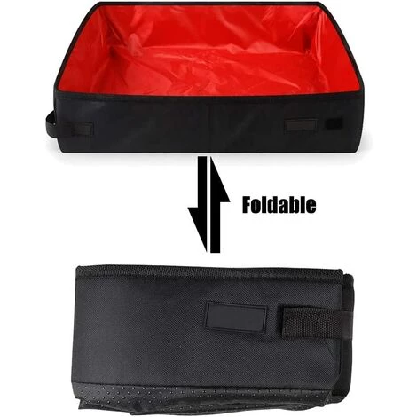 Toilette Portable Pour Chat Boîte à Litière Pliable Pour Chat Litière Pour Chat De Voyage Étanche Toilette Pour Chat En Tissu Oxford Bac Et Maison De Toilette Pour Chat(Rouge) Macaron 5 Toilette Portable Pour Chat Boîte à Litière Pliable Pour Chat Litière Pour Chat De Voyage Étanche Toilette Pour Chat En Tissu Oxford Bac Et Maison De Toilette Pour Chat(Rouge) Macaron – Image 3