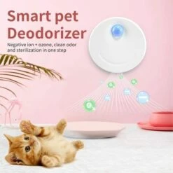 Purificateur D'air Intelligent Pour Animaux Et Chats Chargement USB Déodorant Intelligent Pour Litière Chat Désodorisant Pour Chien Smart Désodorisant Pour Animaux Désodorisant Pour Litière Macaron -Promos Litière et bac à litière Magasin 52571577 4