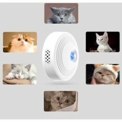 Smart Déodorant Litière Pour Chat Absorbeur D'odeur Automatique Alimentée Par USB Désodorisant Pour Litière Macaron -Promos Litière et bac à litière Magasin 52572184 5