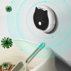 SUPERMARKET Smart Désodorisant Pour Litière Pour Chats,Batterie 3600mAh Intégrée Alimenté Par USB Désodorisant Pour Toutes Sortes De Boîte De Litière De Chat，Superma -Promos Litière et bac à litière Magasin 52792868 3