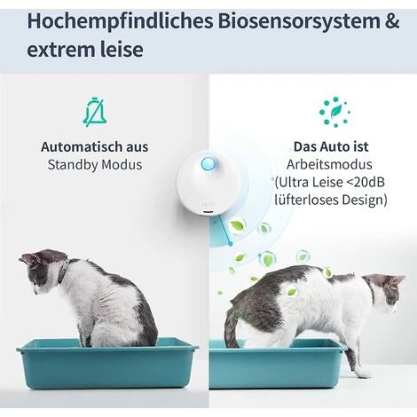 SUPERMARKET Smart Désodorisant Pour Litière Pour Chats, 99% De Désodorisation & 99,9% Sans Poussière, Autonomie De 9-Jours Alimenté Par USB Désodorisant Pour Toutes Sortes De Boîte De Litière De Chat,Superma 7 SUPERMARKET Smart Désodorisant Pour Litière Pour Chats, 99% De Désodorisation & 99,9% Sans Poussière, Autonomie De 9-Jours Alimenté Par USB Désodorisant Pour Toutes Sortes De Boîte De Litière De Chat,Superma – Image 5
