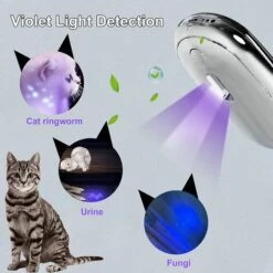 SUPERMARKET Désodorisant Pour Pièce De Litière Pour Chat, Non Parfumé, éliminateur D'odeurs, Désodorisant Pour Litière, Moniteur à 360°, Rechargeable Pour Les Toilettes De Petits Animaux Ou La Maison，Superma -Promos Litière et bac à litière Magasin 52792880 3