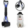 Nettoyeur De Toilettes Pour Animaux De Compagnie Grand Pliable-bleu( ),HANBING