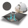 HKLFFJA Tapis Litière Chat , Imperméable Non Toxique EVA,Double Couche En Nid D'abeille Design -Promos Litière et bac à litière Magasin 53555502 1
