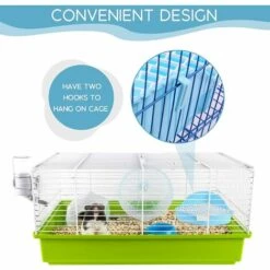 BARES Toilettes Pour Petits Animaux Avec Crochet, Triangle Anti-pulvérisation, Petit Bac D'angle, Pour Hamster, Chinchilla, Cochon D'Inde, Lapin, Furet, Cage à Litière -Promos Litière et bac à litière Magasin 53560769 5