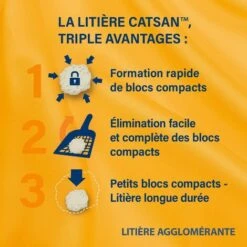CATSAN Ultra Litière Minérale Agglomérante Pour Chat 1 Sac De 15L -Promos Litière et bac à litière Magasin 53590119 4