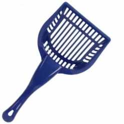 GroupM Pelle à Litière, Outils De Nettoyage Pour Animaux De Compagnie, Pelle Pour Animaux De Compagnie épaissie à Grande Grille (bleu Foncé)