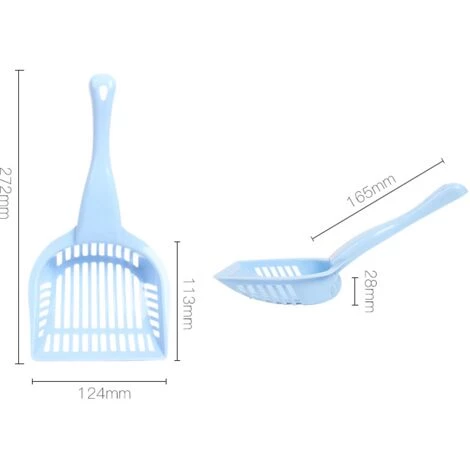 GroupM Pelle à Litière, Outils De Nettoyage Pour Animaux De Compagnie, Pelle Pour Animaux De Compagnie épaissie à Grande Grille (bleu Foncé) 6 GroupM Pelle à Litière, Outils De Nettoyage Pour Animaux De Compagnie, Pelle Pour Animaux De Compagnie épaissie à Grande Grille (bleu Foncé) – Image 4