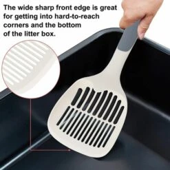 Fei Yu Pelle Litiere Chat Plastique, Pelle à Litière Durable Avec Poignée Antidérapante - Tamisage Facile, Facile à Nettoyer Cat Litter Scoop Pour Chat Animaux -Promos Litière et bac à litière Magasin 54149976 3