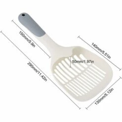 Fei Yu Pelle Litiere Chat Plastique, Pelle à Litière Durable Avec Poignée Antidérapante - Tamisage Facile, Facile à Nettoyer Cat Litter Scoop Pour Chat Animaux -Promos Litière et bac à litière Magasin 54149976 4